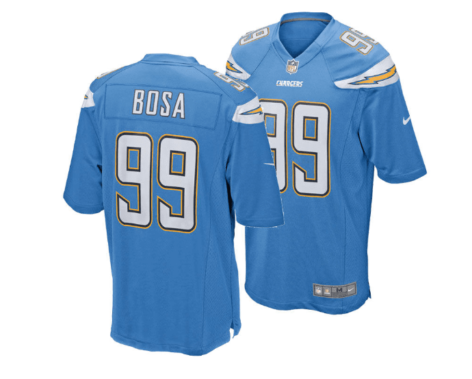 Men's Joey Bosa Los Angeles Chargers Blue Replica Game Jersey