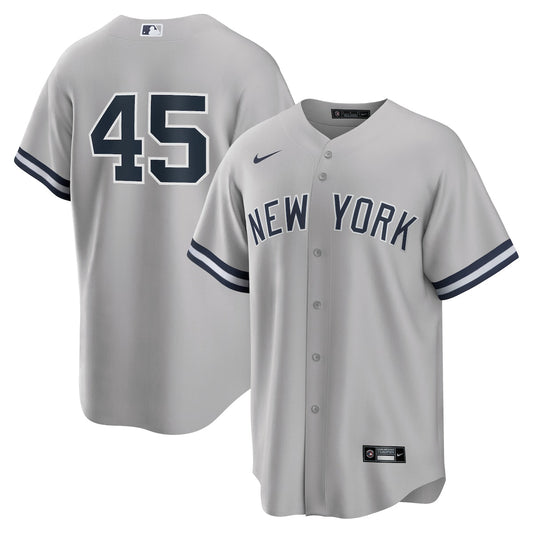 Men's Gerrit Cole Nike Yankees Replica Player Jersey - Grey