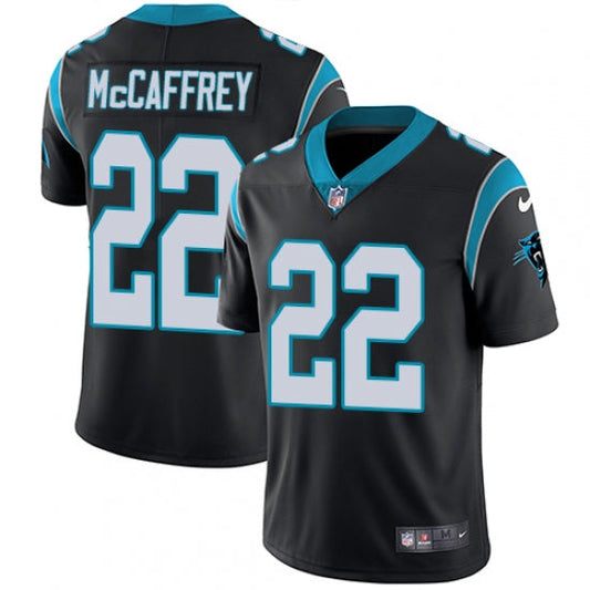 Men's Carolina Panthers Christian McCaffrey Limited Player Jersey Black