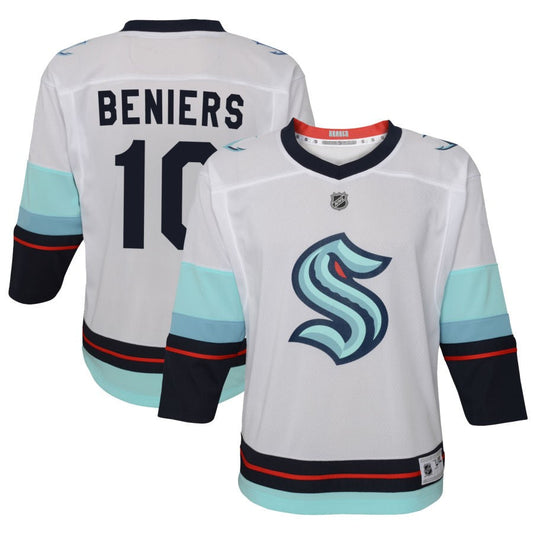 Matty Beniers Seattle Kraken Toddler Away Replica Jersey - White