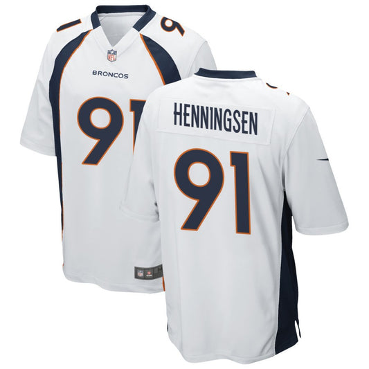 Matt Henningsen Denver Broncos Nike Game Jersey - White