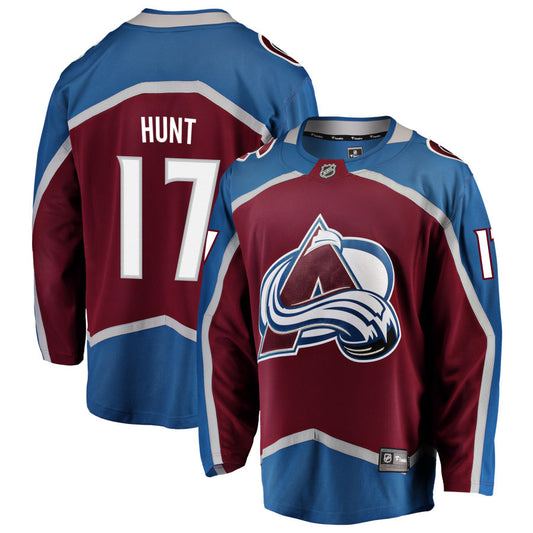 Brad Hunt Colorado Avalanche Fanatics Branded Home 2022 Stanley Cup Champions Breakaway Jersey - Burgundy