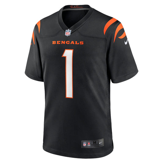 Men's Ja'Marr Chase Nike Bengals Game Day Jersey - Black