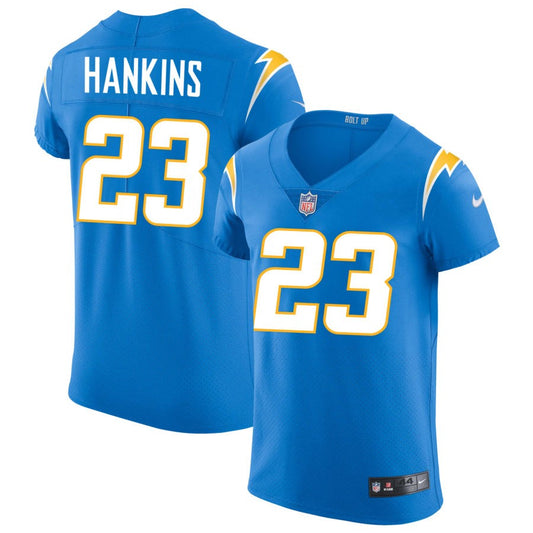 Matt Hankins Los Angeles Chargers Nike Vapor Elite Jersey - Powder Blue