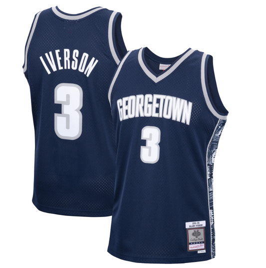 Men's Georgetown Hoyas Allen Iverson Mitchell & Ness Swingman Jersey