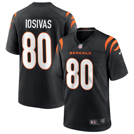 Andrei Iosivas Cincinnati Bengals Nike Youth Logo Game Jersey - Black