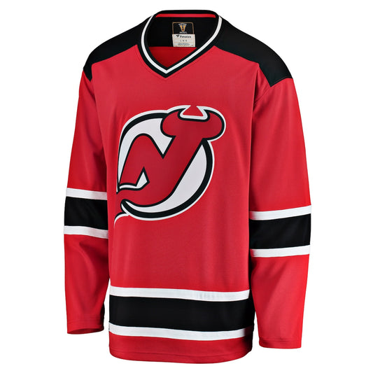 Men's  Fanatics Devils Premier Breakaway Heritage Blank Jersey - Red