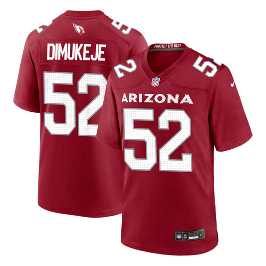 Victor Dimukeje Arizona Cardinals Nike Game Jersey - Cardinal