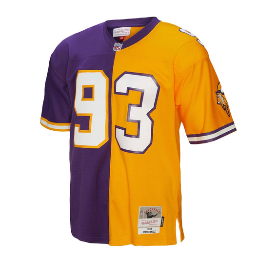 Men's John Randle Mitchell & Ness Vikings 1998 Split Legacy Replica Jersey - Purple