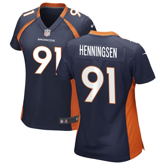 Matt Henningsen Denver Broncos Nike Women's Alternate Game Jersey - Navy