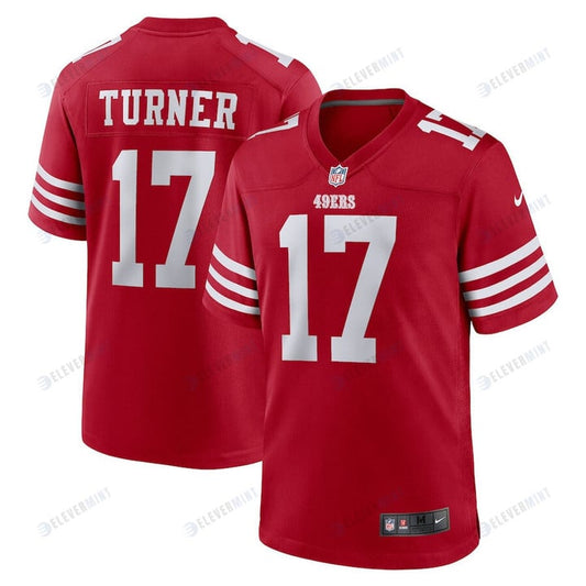 Malik Turner San Francisco 49ers Game Player Jersey - Scarlet