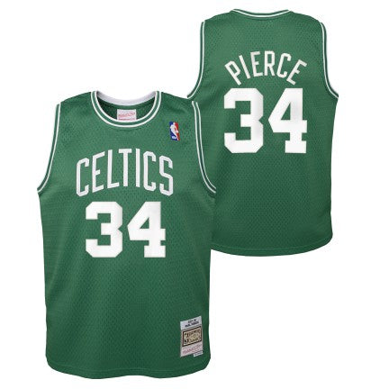 Youth Boston CelticsPaul Pierce Mitchell & Ness Kelly Green 2007-08 Hardwood Classics Swingman Jersey