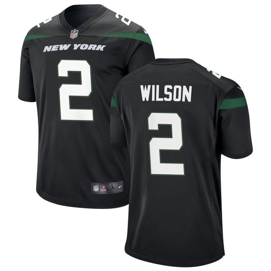 Zach Wilson New York Jets Nike Alternate Game Jersey - Stealth Black