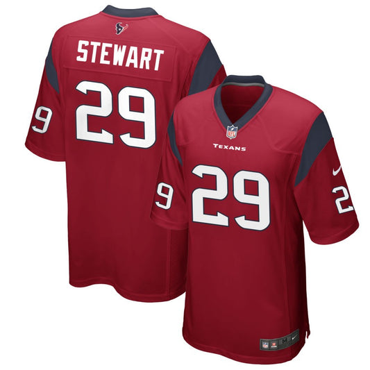 M.J. Stewart Houston Texans Nike Alternate Game Jersey - Red