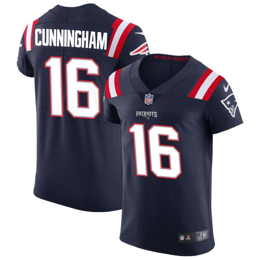 Malik Cunningham New England Patriots Nike Vapor Elite Jersey - Navy