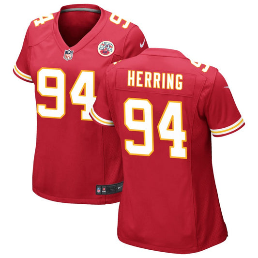 Malik Herring Kansas City Chiefs Nike Women's Game Jersey - Red