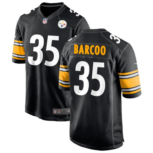 Luq Barcoo Pittsburgh Steelers Nike Game Jersey - Black