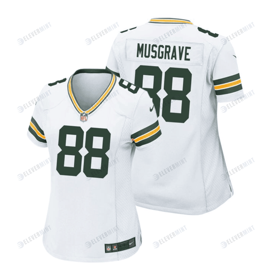 Luke Musgrave 88 Green Bay Packers Women Away Game Jersey - White