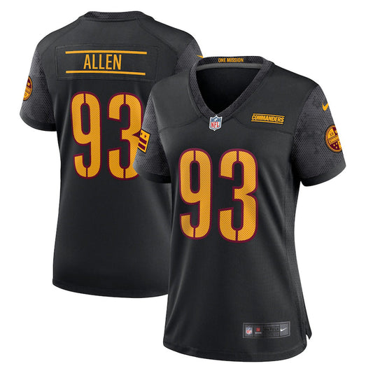 Women's Washington Commanders Johnathan Allen Game Jersey - Black