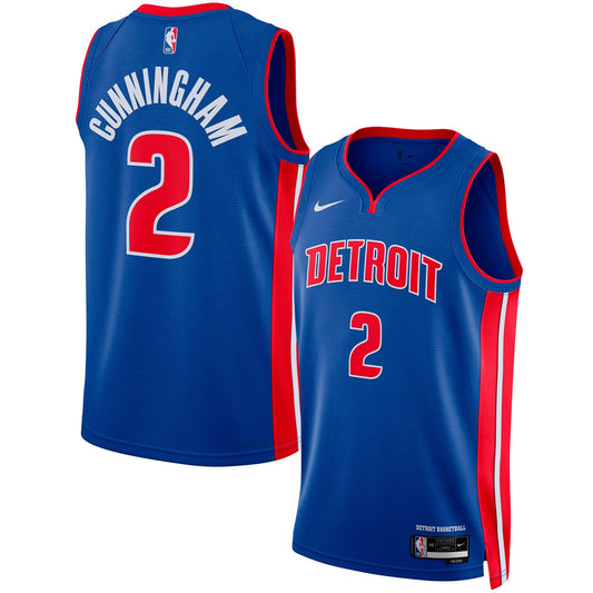 Cade Cunningham Detroit Pistons Nike Unisex Swingman Jersey - Association Edition - Blue