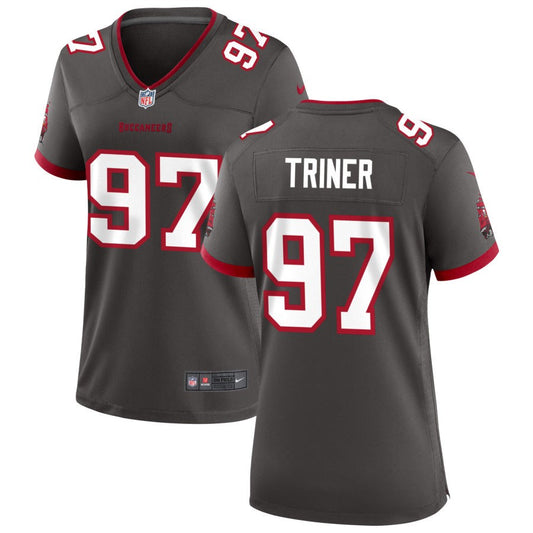 Zach Triner Tampa Bay Buccaneers Nike Women's Alternate Game Jersey - Pewter