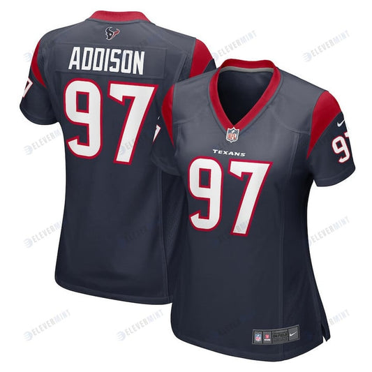 Mario Addison Houston Texans Women's Player Game Jersey - Navy