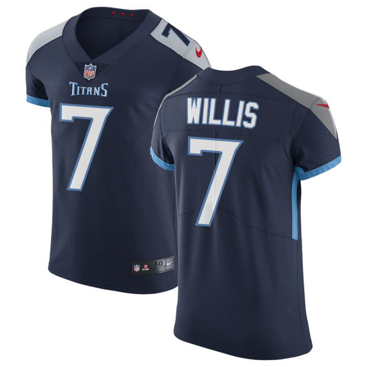 Malik Willis Tennessee Titans Nike Vapor Untouchable Elite Jersey - Navy