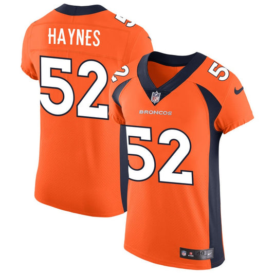 Marcus Haynes Denver Broncos Nike Vapor Untouchable Elite Jersey - Orange