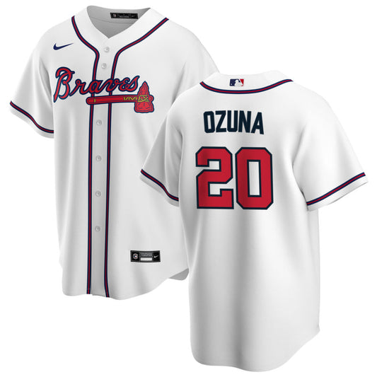 Marcell Ozuna Jersey - Atlanta Braves Replica Adult Home Jersey