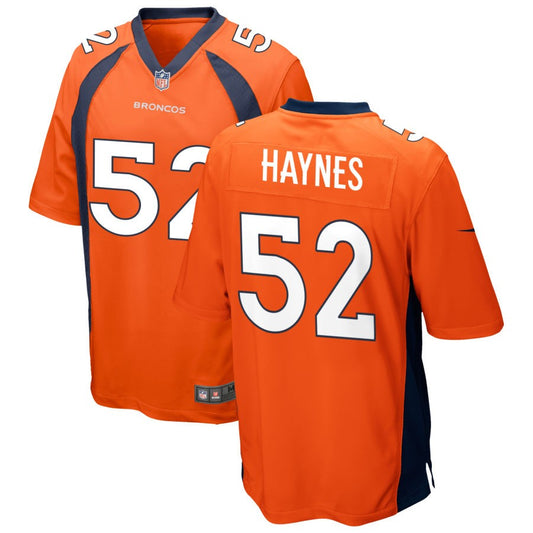 Marcus Haynes Denver Broncos Nike Game Jersey - Orange