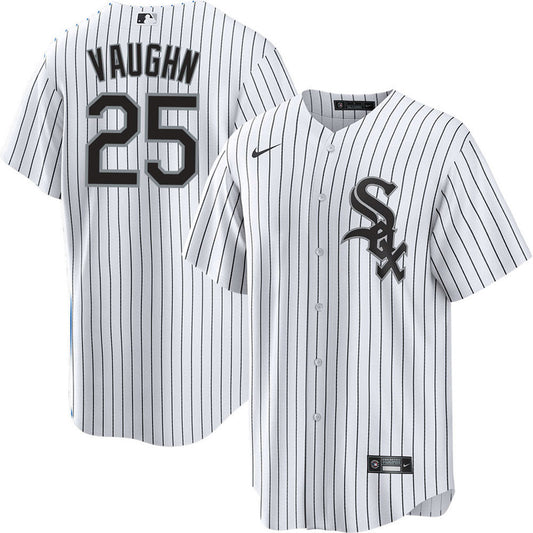 Youth Chicago White Sox Andrew Vaughn Cool Base Replica Home Jersey - White