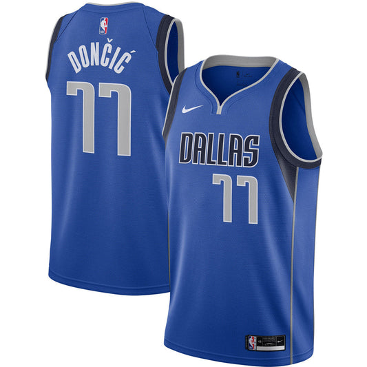 Men's Dallas Mavericks Luka Doncic  Jersey Icon Edition - Royal Blue