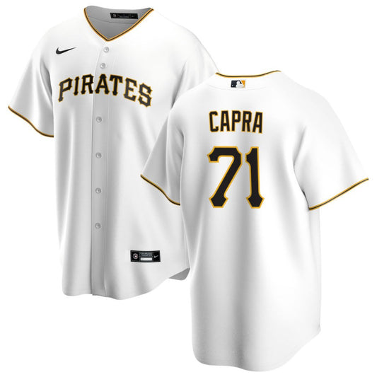 Vinny Capra Pittsburgh Pirates Nike Home Replica Jersey - White